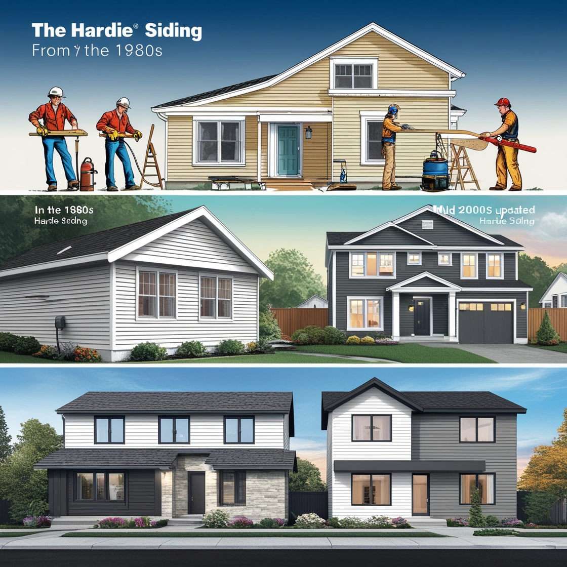 The History and Evolution of Hardie Siding: A Game-Changer in the Building Industry.