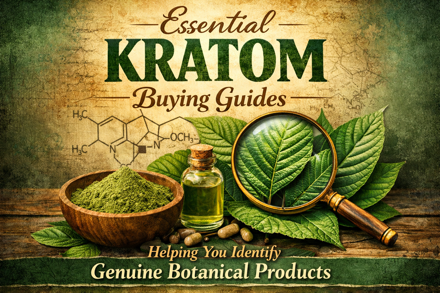 Essential Kratom Buying Guides: Identify Genuine Botanical Products