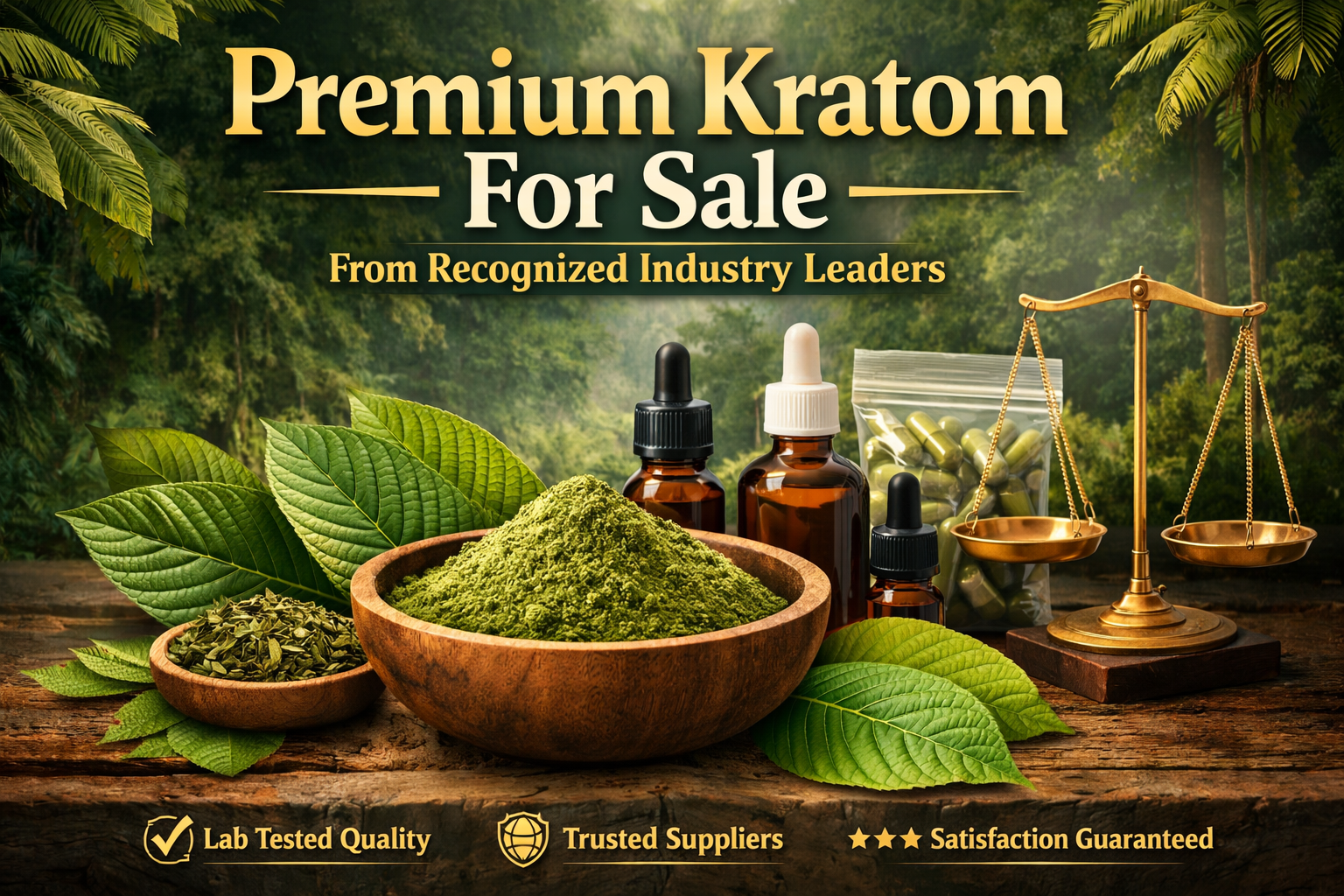Premium Kratom For Sale From Recognized Industry Leaders