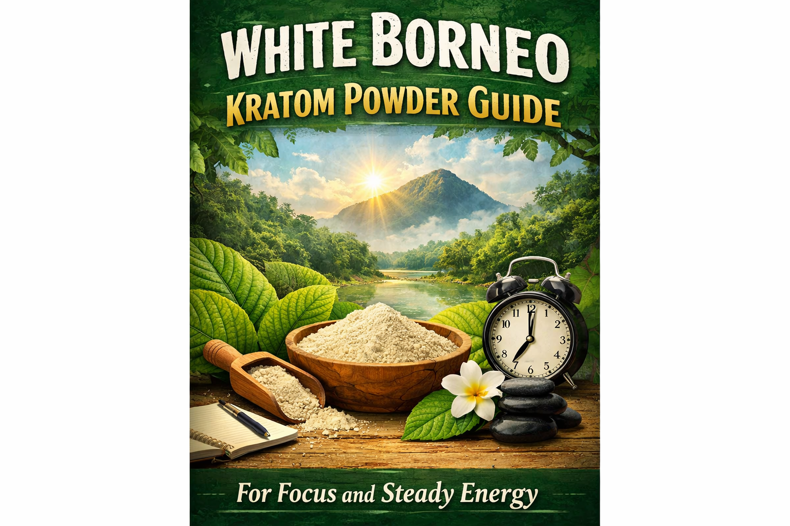 White Borneo Kratom Powder Guide For Focus And Steady Energy