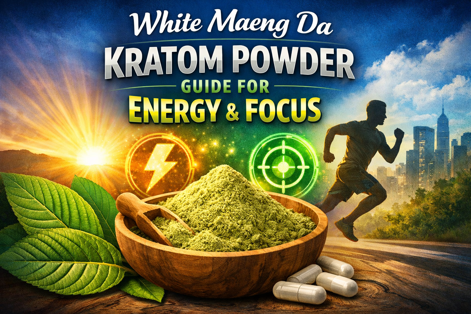 White Maeng Da Kratom Powder Guide for Energy and Focus